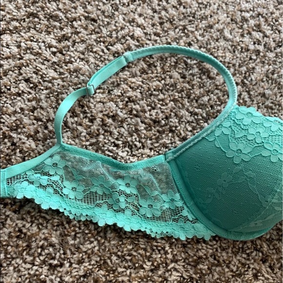 Mint / light blue AE Aerie Bra light push-up - Picture 3 of 9